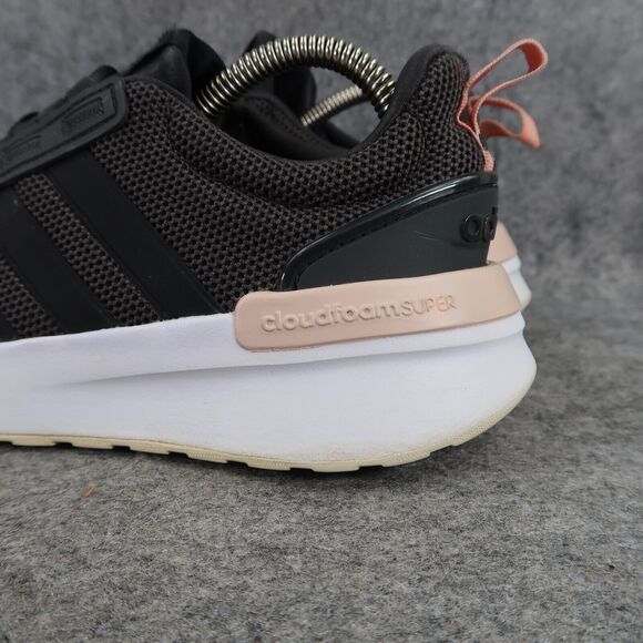 Adidas Shoes Womens 7 Athletic Trainers Cloudfoam Super Racer Geo Fit Running - Picture 5 of 16